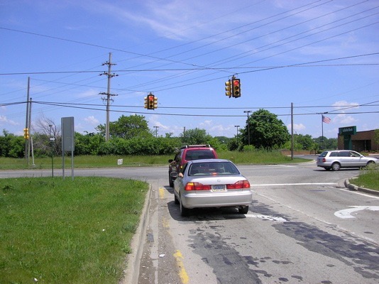 When coming from the east (heading west) on I-94, get off at the Jackson Road exit (after the Ann Arbor-Saline Road exit), and turn left at the bottom of the ramp.